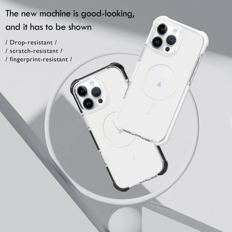 For iPhone 16 Pro Acrylic Magsafe Magnetic Shockproof Phone Case(Transparent) - iPhone 16 Pro Cases by buy2fix | Online Shopping UK | buy2fix