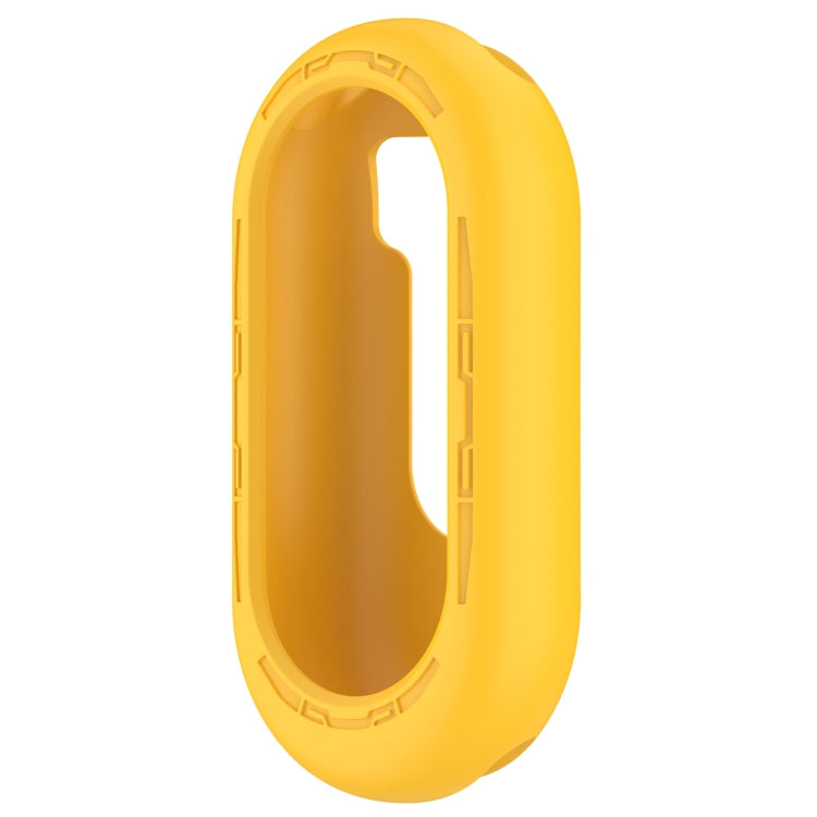 For Xiaomi Mi Band 8 Pure Color Silicone Watch Protective Case(Yellow) - Watch Cases by buy2fix | Online Shopping UK | buy2fix