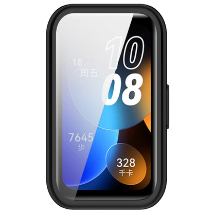 For Huawei Band 8 Full Coverage TPU Electroplating Watch Protective Case(Black) - Watch Cases by buy2fix | Online Shopping UK | buy2fix