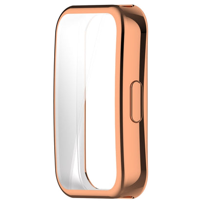 For Huawei Band 8 Full Coverage TPU Electroplating Watch Protective Case(Rose Gold) - Watch Cases by buy2fix | Online Shopping UK | buy2fix