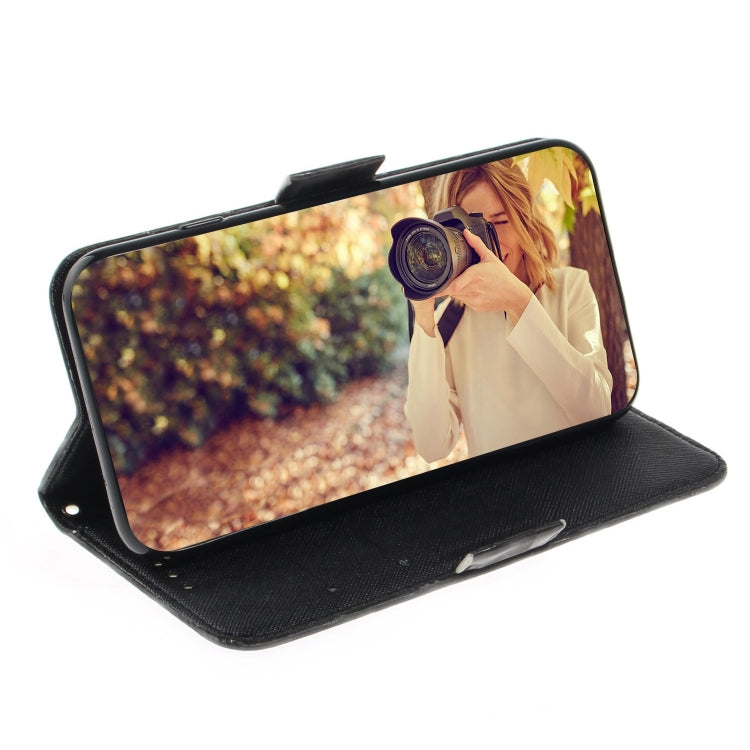 For iPhone 16 Pro Max 3D Colored Horizontal Flip Leather Phone Case(Hug Cat) - iPhone 16 Pro Max Cases by buy2fix | Online Shopping UK | buy2fix