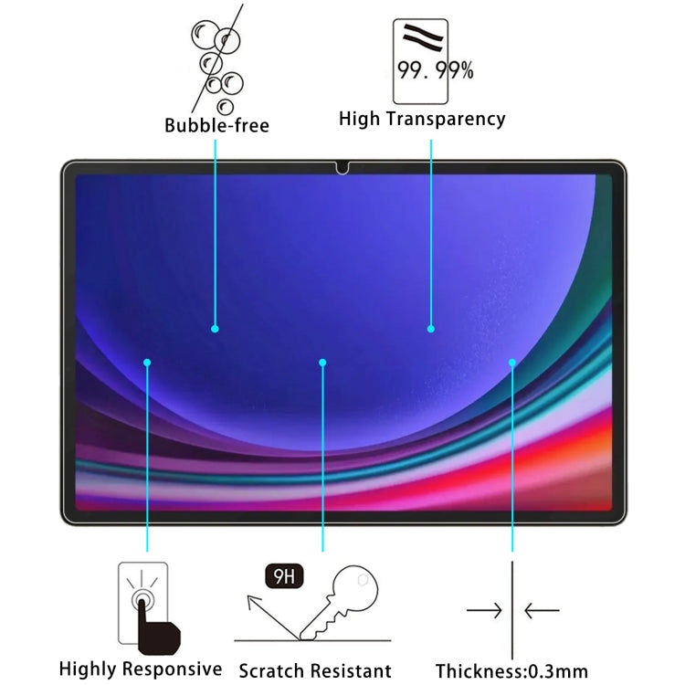 For Samsung Galaxy Tab S10 11 9H 0.3mm Explosion-proof Tempered Glass Film - Tab S10 Tempered Glass by buy2fix | Online Shopping UK | buy2fix