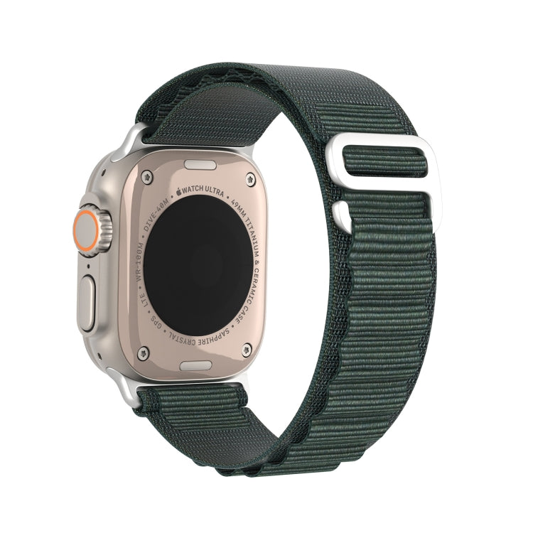 For Apple Watch Series 6 40mm DUX DUCIS GS Series Nylon Loop Watch Band(Green) - Watch Bands by DUX DUCIS | Online Shopping UK | buy2fix