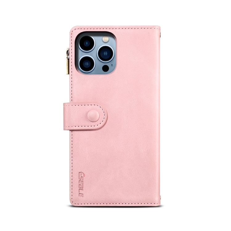 For iPhone 15 Pro Max ESEBLE Retro Frosted RFID Flip Leather Phone Case(Rose Gold) - iPhone 15 Pro Max Cases by ESEBLE | Online Shopping UK | buy2fix