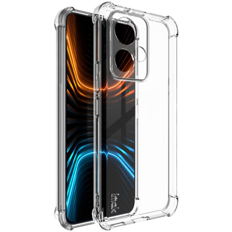 For Honor 90 GT 5G imak Shockproof Airbag TPU Phone Case(Transparent) - Honor Cases by imak | Online Shopping UK | buy2fix