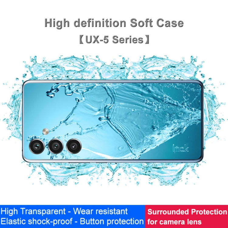 For For Samsung Galaxy A05s imak UX-5 Series Transparent Shockproof TPU Protective Case(Transparent) - Galaxy Phone Cases by imak | Online Shopping UK | buy2fix