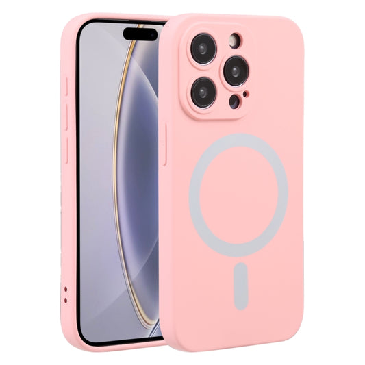 For iPhone 16 Pro Liquid Silicone Magsafe Phone Case(Pink) - iPhone 16 Pro Cases by buy2fix | Online Shopping UK | buy2fix