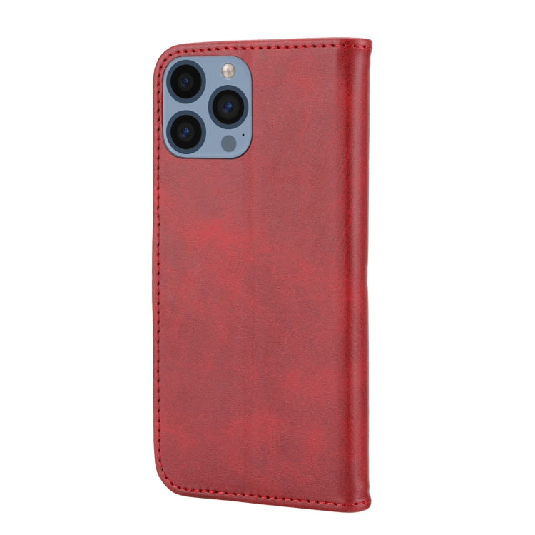 For iPhone 16 Pro Max Embossed Happy Cat Pattern Flip Leather Phone Case(Red) - iPhone 16 Pro Max Cases by buy2fix | Online Shopping UK | buy2fix