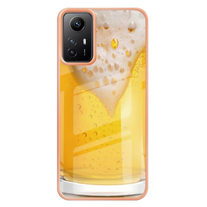 Xiaomi Redmi Note 12S 4G Electroplating Marble Dual-side IMD Phone Case(Draft Beer) - Xiaomi Cases by buy2fix | Online Shopping UK | buy2fix