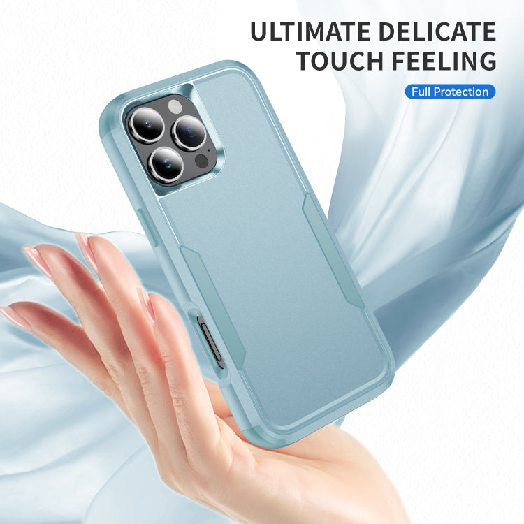 For iPhone 16 Pro Max Commuter Shockproof TPU + PC Phone Case(Grey Green) - iPhone 16 Pro Max Cases by buy2fix | Online Shopping UK | buy2fix