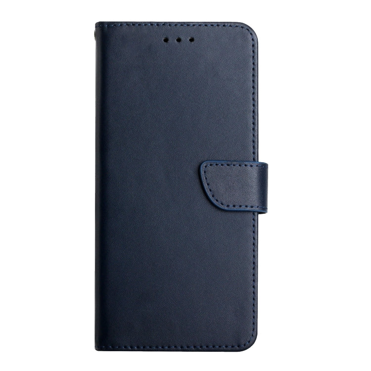 For Motorola Moto G Power 5G 2024 Genuine Leather Fingerprint-proof Horizontal Flip Phone Case(Blue) - Motorola Cases by buy2fix | Online Shopping UK | buy2fix