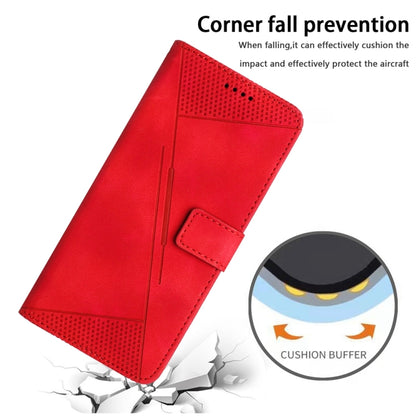 For OnePlus 11 Dream Triangle Leather Phone Case with Lanyard(Red) - OnePlus Cases by buy2fix | Online Shopping UK | buy2fix