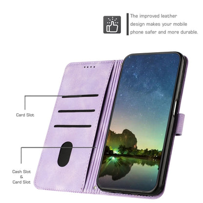 For Samsung Galaxy Note20 Dream Triangle Leather Phone Case with Long Lanyard(Purple) - Galaxy Note20 Cases by buy2fix | Online Shopping UK | buy2fix