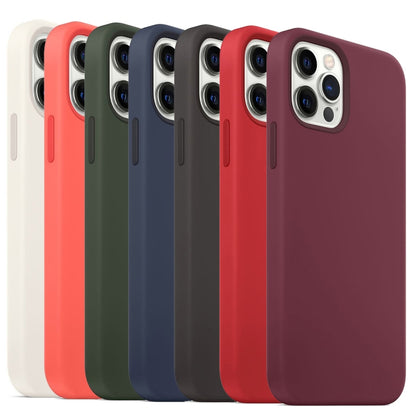 For iPhone 16 Plus Liquid Silicone Full Coverage MagSafe Phone Case(Wine Red) - iPhone 16 Plus Cases by buy2fix | Online Shopping UK | buy2fix