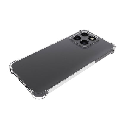 For Honor X6a 4G Shockproof Non-slip Thickening TPU Phone Case(Transparent) - Honor Cases by buy2fix | Online Shopping UK | buy2fix