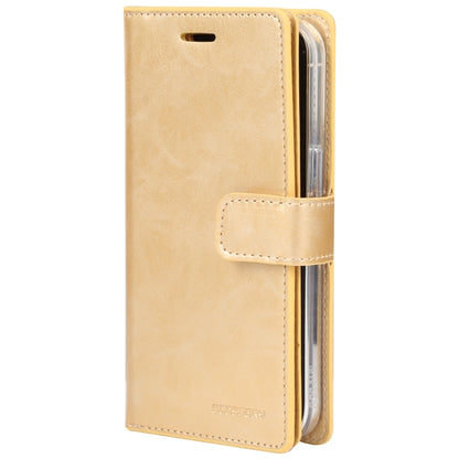 For iPhone 15 Pro Max GOOSPERY MANSOOR DIARY 9 Card Slots Leather Phone Case(Gold) - iPhone 15 Pro Max Cases by GOOSPERY | Online Shopping UK | buy2fix