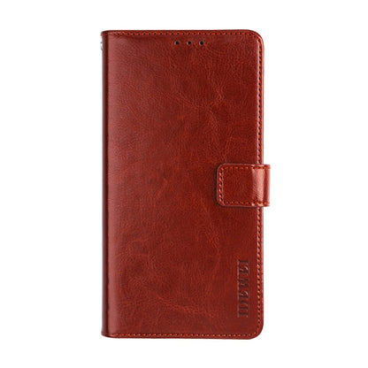 For Blackview A80 idewei Crazy Horse Texture Horizontal Flip Leather Case with Holder & Card Slots & Wallet(Brown) - More Brand by idewei | Online Shopping UK | buy2fix