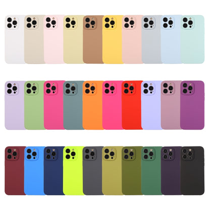 For iPhone 15 Plus Pure Color Liquid Silicone Fine Pore Phone Case(Light Purple) - iPhone 15 Plus Cases by buy2fix | Online Shopping UK | buy2fix