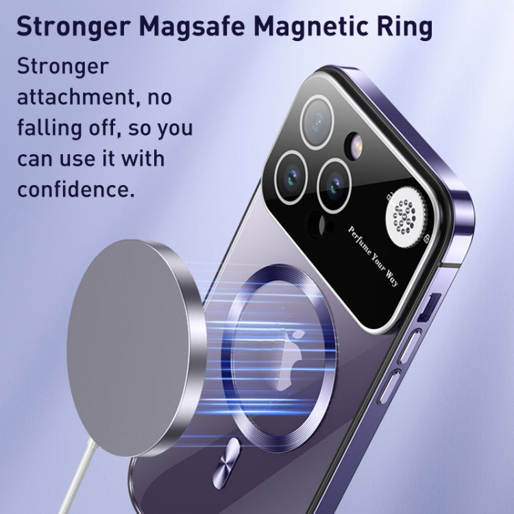 For iPhone 15 Aromatherapy MagSafe Magnetic Phone Case(Black) - iPhone 15 Cases by buy2fix | Online Shopping UK | buy2fix