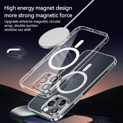 For iPhone 16 Pro SULADA Jingpin Series MagSafe All-inclusive Lens Electroplated TPU Phone Case(Transparent) - iPhone 16 Pro Cases by SULADA | Online Shopping UK | buy2fix