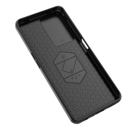 For OnePlus Nord CE 3 Lite 5G Sliding Camshield TPU + PC Shockproof Phone Case with Holder(Black) - OnePlus Cases by buy2fix | Online Shopping UK | buy2fix