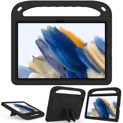 For Samsung Galaxy Tab A9+ Handle EVA Shockproof Tablet Case with Holder(Black) - Galaxy Tab A9+ by buy2fix | Online Shopping UK | buy2fix