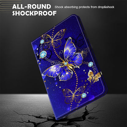 For Samsung Galaxy Tab S2 9.7 T810/T815 Crystal Texture Painted Leather Tablet Case(Diamond Butterflies) - Other Galaxy Tab PC by buy2fix | Online Shopping UK | buy2fix