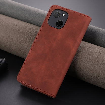 For Huawei Maimang A20 AZNS Skin Feel Calf Texture Flip Leather Phone Case(Brown) - Huawei Cases by AZNS | Online Shopping UK | buy2fix
