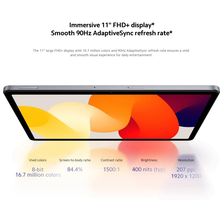 Xiaomi Redmi Pad SE 11 inch, 6GB+128GB, MIUI Pad 14 OS Qualcomm Snapdragon 680 Octa Core, Not Support Google Play(Purple) - Other by Xiaomi | Online Shopping UK | buy2fix