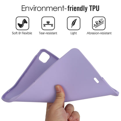 For iPad Air 11 2024 Oil Spray Skin-friendly TPU Tablet Case(Purple) - iPad Air 11 2024 Cases by buy2fix | Online Shopping UK | buy2fix