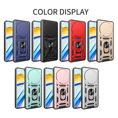 For Xiaomi Redmi A3 Sliding Camera Cover Design TPU Hybrid PC Phone Case(Silver) - Xiaomi Cases by buy2fix | Online Shopping UK | buy2fix