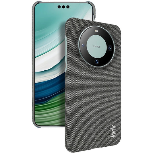 For Huawei Mate 60 Pro / 60 Pro+ imak Ruiyi Series Cloth Texture PU + PC Phone Case(Dark Grey) - Huawei Cases by imak | Online Shopping UK | buy2fix