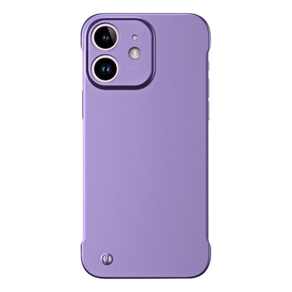 For iPhone 11 Frameless Metallic Paint Hybrid PC Phone Case(Deep Purple) - iPhone 11 Cases by buy2fix | Online Shopping UK | buy2fix