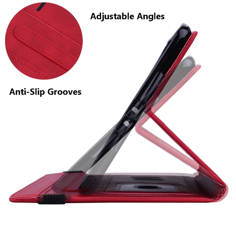 For Samsung Galaxy Tab S9 Ultra Calf Texture Embossed Leather Tablet Case(Red) - Galaxy Tab S9 Ultra Cases by buy2fix | Online Shopping UK | buy2fix