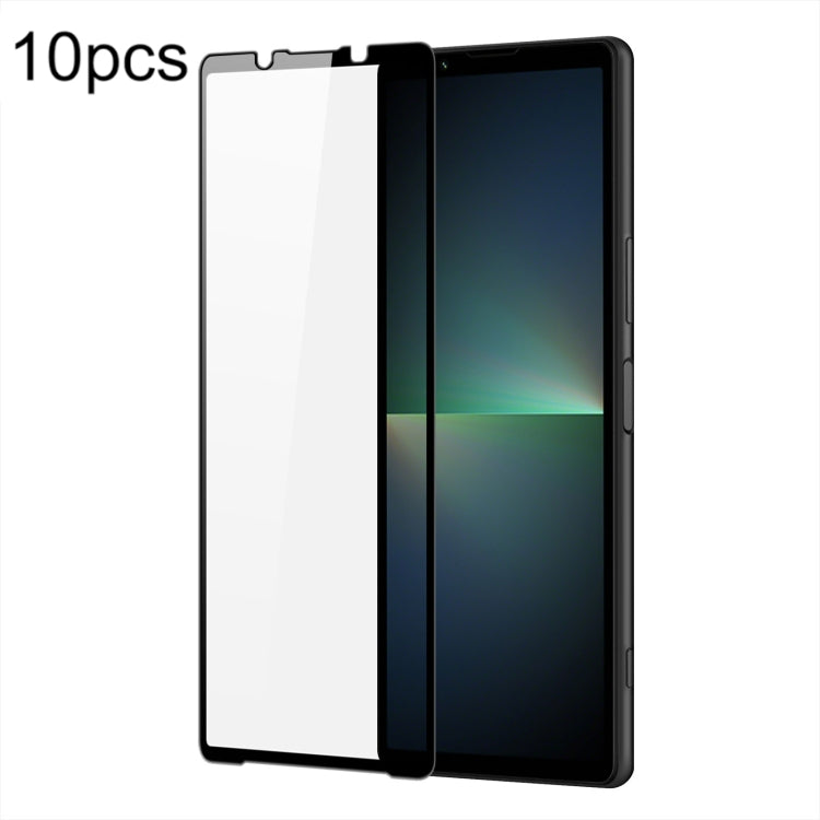 For Sony Xperia 5 V 10pcs DUX DUCIS 0.33mm 9H Medium Alumina Tempered Glass Film - Sony Tempered Glass by DUX DUCIS | Online Shopping UK | buy2fix