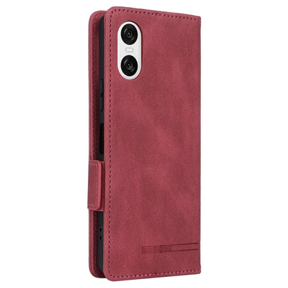 For Sony Xperia 10 VI 2024 Magnetic Clasp Leather Phone Case(Red) - Sony Cases by buy2fix | Online Shopping UK | buy2fix