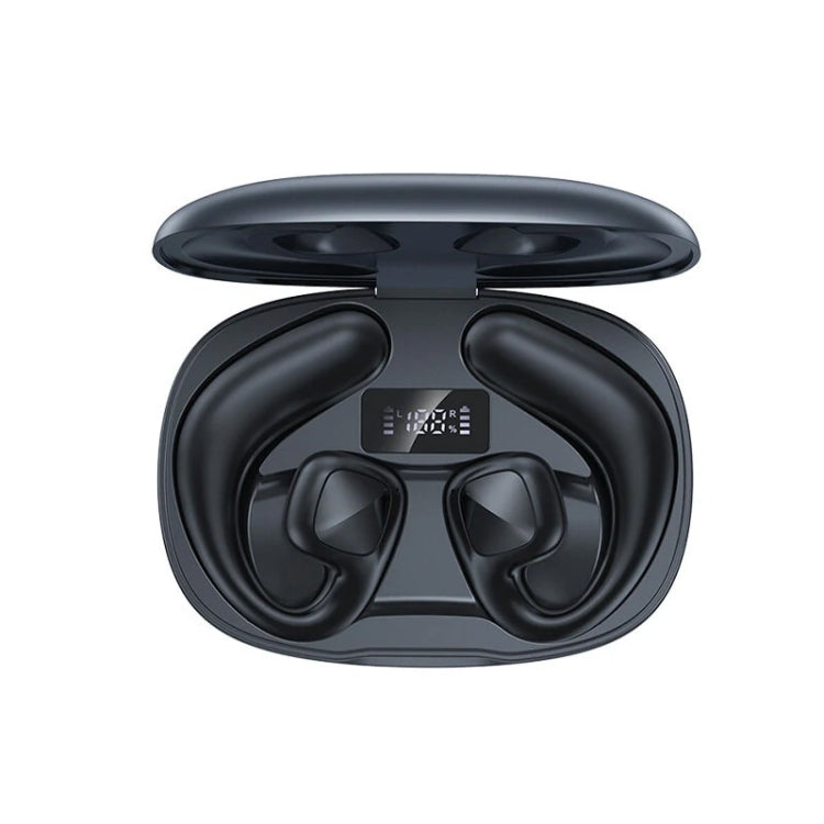 awei T67 Air Conduction TWS Bluetooth Earbuds(Black) - Bluetooth Earphone by awei | Online Shopping UK | buy2fix