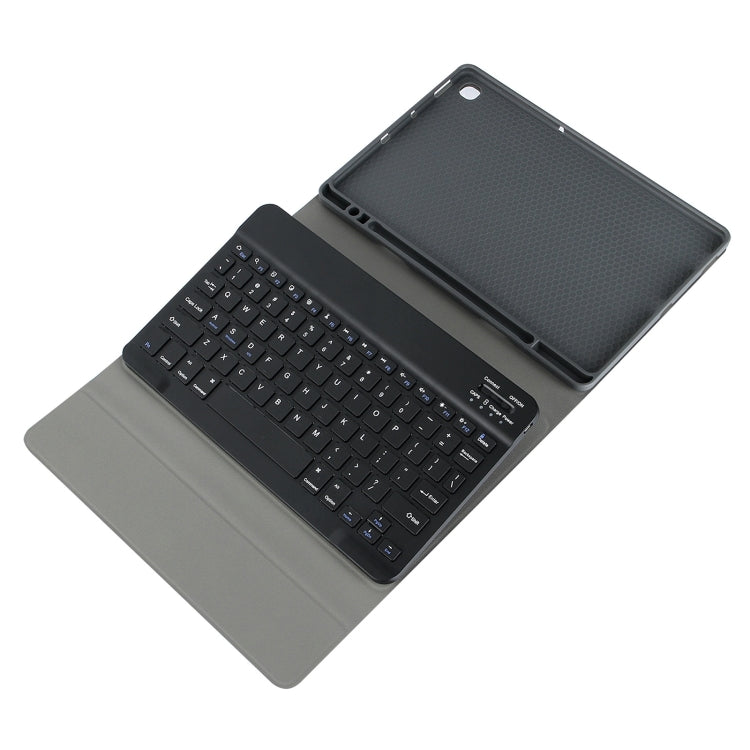 For Samsung Galaxy Tab S9 FE Square Cap Bluetooth Keyboard Leather Case with Pen Slot(Green) - Samsung Keyboard by buy2fix | Online Shopping UK | buy2fix