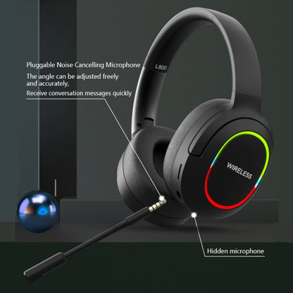 L800 Foldable ENC Noise Reduction Wireless Gaming Headset with Microphone(Khaki) - Headset & Headphone by buy2fix | Online Shopping UK | buy2fix