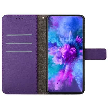 For Xiaomi Redmi A3 Rhombic Grid Texture Leather Phone Case(Purple) - Xiaomi Cases by buy2fix | Online Shopping UK | buy2fix