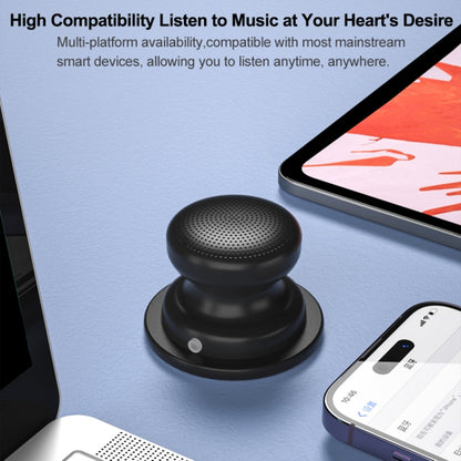 EWA A117 Portable Mini Magnetic Phone Holder Bluetooth Metal Speaker(Yellow) - Mini Speaker by EWA | Online Shopping UK | buy2fix