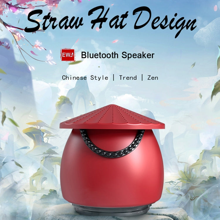 EWA A123 Portable Mini Speaker Chinese Style Bluetooth Speaker(Silver) - Mini Speaker by EWA | Online Shopping UK | buy2fix