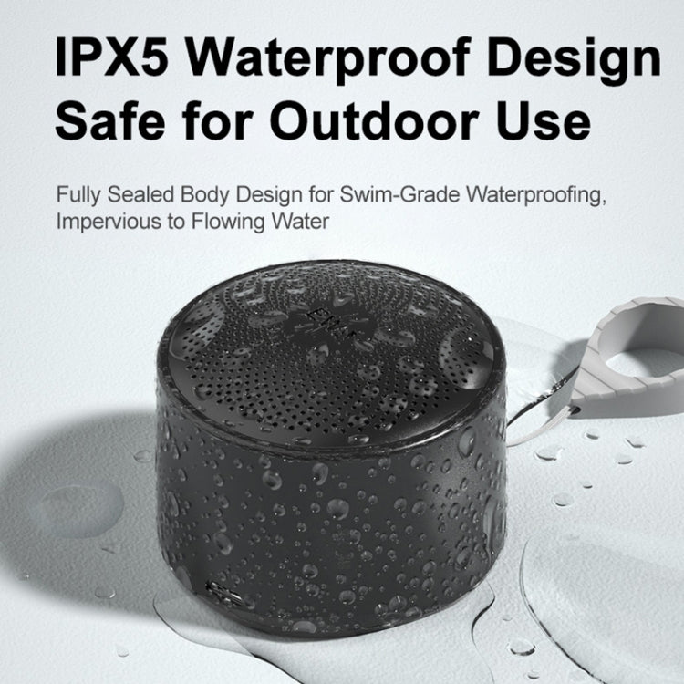 EWA A124 Portable Mini TWS Bluetooth Speaker Outdoor IPX5 Waterproof Subwoofer(Silver) - Waterproof Speaker by EWA | Online Shopping UK | buy2fix