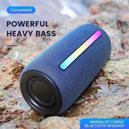 L12 Colorful LED Wireless Bluetooth-compatible Portable Speaker(Black) - Desktop Speaker by buy2fix | Online Shopping UK | buy2fix