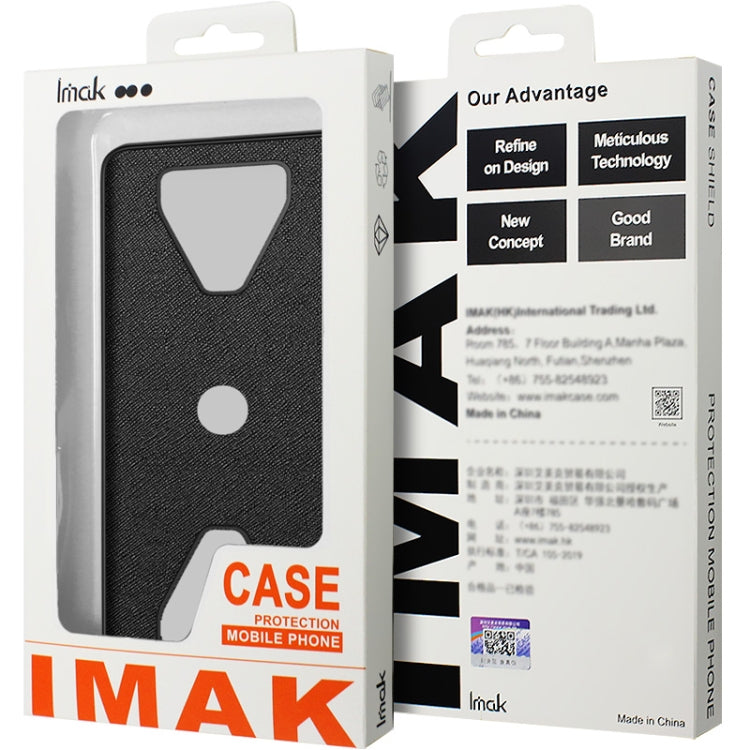 For Samsung Galaxy S23 FE 5G IMAK LX-5 Series Shockproof PC + PU + TPU Protective Phone Case(Cross Texture) - Galaxy S23 FE 5G Cases by imak | Online Shopping UK | buy2fix