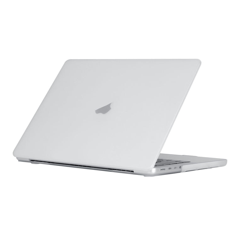 For MacBook Pro 16.2 inch 2024 Laptop Matte Style Protective Case(Transparent) - MacBook Pro Cases by buy2fix | Online Shopping UK | buy2fix