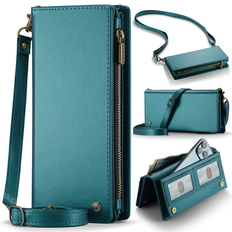 CaseMe ME10 Universal Wallet Phone Case with Lanyard(Green) - Universal Leather Case by CaseMe | Online Shopping UK | buy2fix