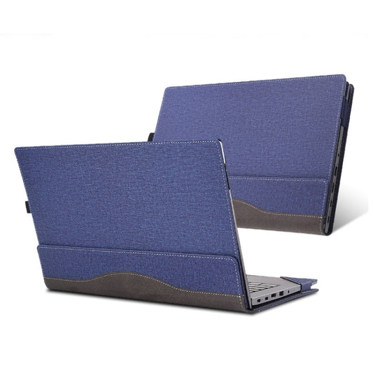 For Lenovo V14 G2 ALC / ITL / IJL Laptop Leather Anti-Fall Protective Case(Dark Blue) - 14.1 inch by buy2fix | Online Shopping UK | buy2fix