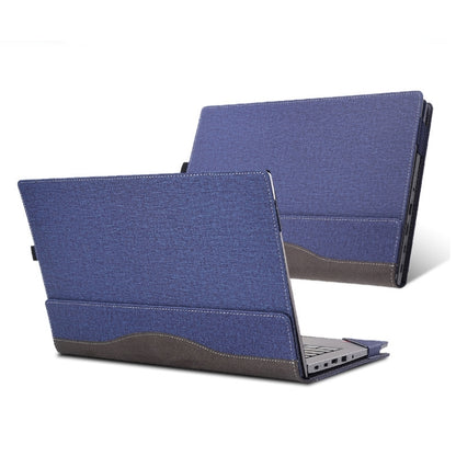 For Lenovo V14 G3 ABA / IAP Laptop Leather Anti-Fall Protective Case(Dark Blue) - 14.1 inch by buy2fix | Online Shopping UK | buy2fix