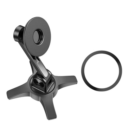 hoco HD2 Joy Ring Magnetic Desktop Holder(Black) - Desktop Holder by hoco | Online Shopping UK | buy2fix